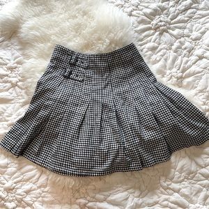 Y2K 90s Style Express Plaid Skirt